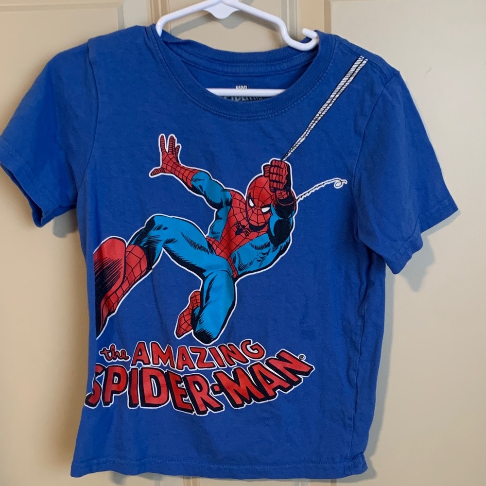 Marvel Amazing Spider-Man Blue Kids Tee